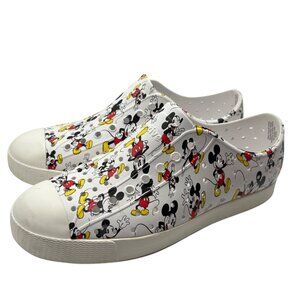 Native Shoes Jefferson Mickey Mouse Print Slip-On Sneakers Kids J3
